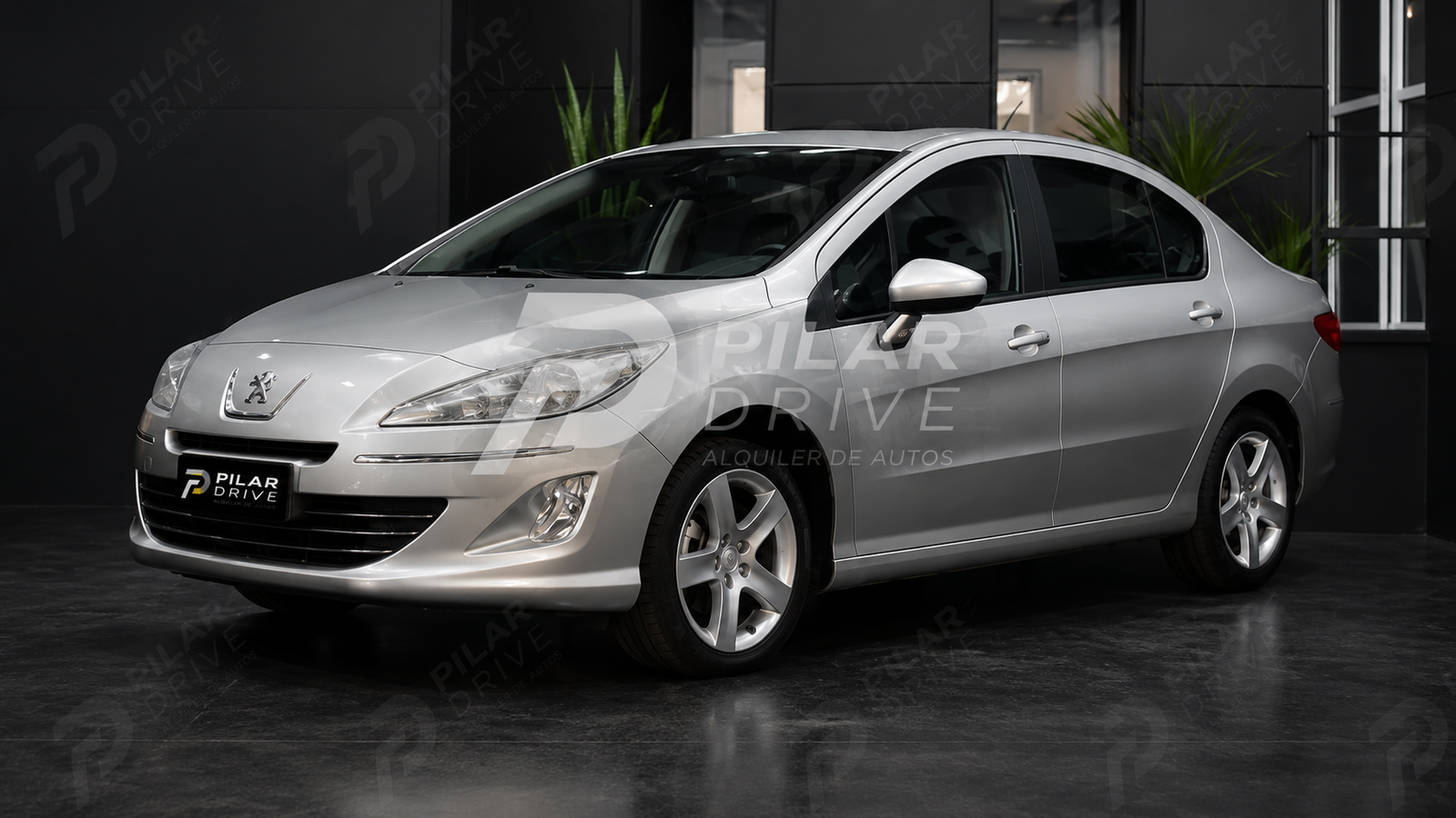 Peugeot 408 disponible para alquiler en Pilar Drive